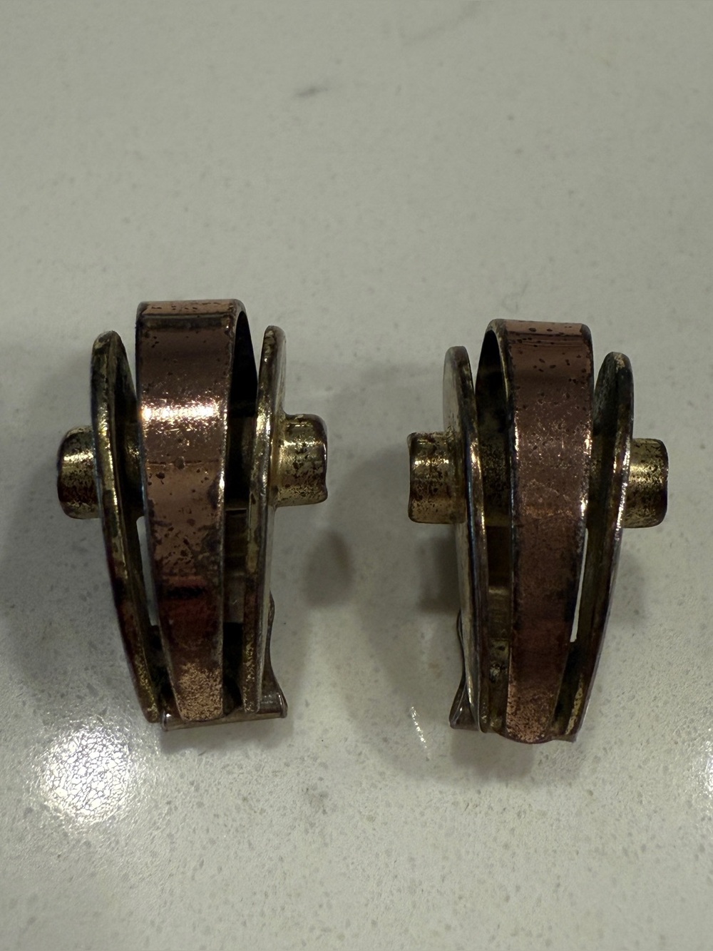 Monet Sterling Clip On Earrings